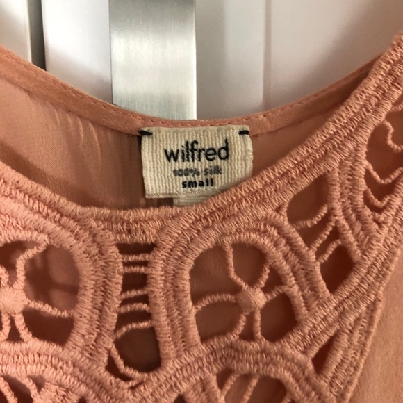 Aritzia Wilfred Silk Dress Pink Small - Picture 2 of 6